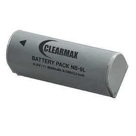 ClearMax NB9L NB-9L Lithium Ion Replacement Battery for Canon Powershot SD4500IS / SD4500 Digital Camera