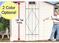 Trellis Aluminum Lifetime White - 9 foot Ladder Style