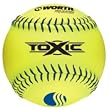 Worth Toxic USSSA Classic M Yellow 12" Softball, Dozen