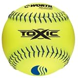 Worth Toxic USSSA Classic M Yellow 12" Softball, Dozen