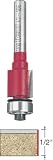 Freud 42-106 1/2-Inch Diameter 2-Flute Flush Trimming Router Bit with 1/4-Inch Shank
