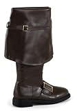 Large-Cuff Pirate Boots Men's Size Shoe