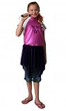 Pop Rock Star Diva Dressup Halloween Costume Purple Lot 8