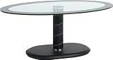 Cameo Oval Clear Glass Coffee Table Cameo Oval Clear Glass Coffee Table