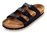 Birkenstock - Birkenstock florida, 36, Black Leather