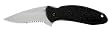 Kershaw Ken Onion Scallion Serrated Folding Pocket Knife with Speed Safe