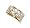 Gorgeous 10K 2 Tone Gold Band Turtle Ring Size 10