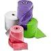 Dyna-Band® is a convenient, low cost resistive exercise program for all ages. Dyna-Bands® are 6” wide latex sheets that come in four resistances in 50 yard rolls. Cut to a comfortable exercise length Dyna-Bands® provide very effective resistance exercises depending on the thickness of the bands and can be used in single strips or doubled up for increased resistance. One free instruction manual per order.