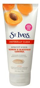 St. Ives Naturally Clear Apricot Scrub, Blemish and Blackhead Control - 6 Oz (Pack of 6) 