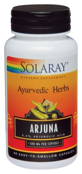 Solaray - Arjuna, 500mg, 60 capsules Solaray - Arjuna, 500mg, 60 capsules