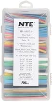 NTE Heat Shrink 2:1 Assorted Colors/Sizes 4" 160 Pcs.