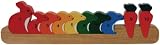 Educational 3D Wooden Animal Puzzle - Counting Bunnies