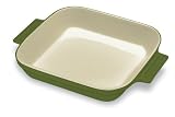 Review Cuisinart CCB35-23GR / Cuisinart Chef's Classic Ceramic Bakeware 9-Inch Open Square Baker, Olive Green