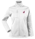 Cleveland Indians Womens Traverse Jacket (White) - Large