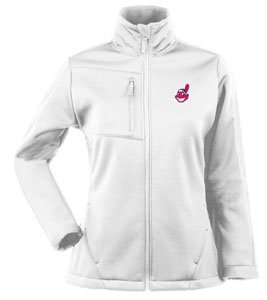 Cleveland Indians Womens Traverse Jacket (White) - Small
