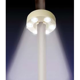 Patio Umbrella Light by Porch Swings
