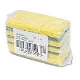 Sponge, Scrubbing, Heavy Duty, Yellow, 5/Pack UNS03006 3166NwjvSaL. SL160 Sponge, Scrubbing, Heavy Duty, Yellow, 5/Pack UNS03006
