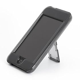 iPod touch クリスタルジャケットset（クリアブラック）[PTC-53] - パワーサポート