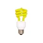 BUG LIGHT COMPACT FLUORESCENT 25 WATT SPIRAL CFL LIGHT BULB 10,000 HOURS REPLACES 100 WATT INCANDESCENT YELLOW BUG LIGHT BULBS