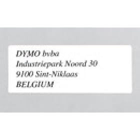 Dymo  ?tiquettes d'adresse  paquet grand 36 x 89 mm blanc 24x 260 St 13187