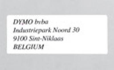Cover image : Dymo Adress-Etiketten Großpack 36 x 89 mm weiß 24x 260 St 13187