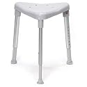 Able2 Edge Triangular Shower Stool - Adjustable (16.5 - 22.5ins)