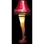Full Size Leg Lamp Red Shade Red Shoe FREE SHIPPING