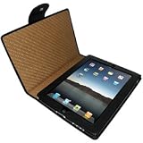 Piel Frama 485 Black Crocodile Pattern Leather Case for Apple iPad