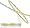 14K two-Tone Gold Mirror Spring, 2.3mm wide