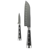 Oneida Triple-Rivet Performance Chef's Knives 2-pc. Set - Black/ Steel