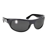 The Wrap Black Sunglasses With Smoke Lens For Lager Faces With 400 UV Protection