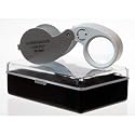 B&A-Loupe de bijoutier avec eclairage LED - puissance 30 x 25mm