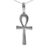 Sterling Silver Eqyptian Ankh Necklace