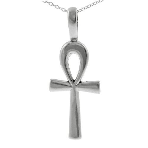 Sterling Silver Eqyptian Ankh Necklace