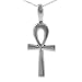 Jewelry : Sterling Silver Eqyptian Ankh Necklace
