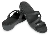 crocs Women's Patricia Sandal,Black/Black,10 M
