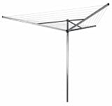 Brabantia Compact Rotary Dryer, 30m, Metallic Grey