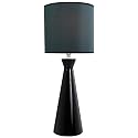 LumiSource Iconic Table Lamp with Porcelain Base, Black and Green