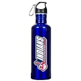 Cleveland Indians MLB 26oz Blue Stainless Steel Water Bottle
