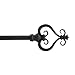 Kenney Serena Standard Decorative Window Curtain Rod, 86-120