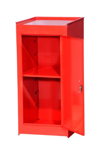 International VRS-4200RD 15-Inch Red Half Locker Side Cabinet with 1 Adjustable Shelf On Sale