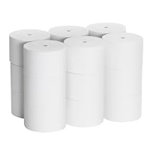 Angel Soft ps 193-72 Compact 4.05" Length, 3.85" Width, 5.75" Roll Diameter Coreless High Capacity 2-Ply Premium Bathroom Tissue (Roll of 18)