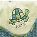 Turtle Bay Appliqued Sherpa Blanket - 27 x 34