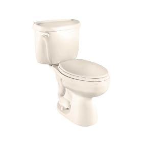 American Standard 2898.014.222 Cadet Elongated Two-Piece Toilet with 14-Inch Rough-In, Linen