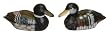 Mallard ducks - hand painted stone ( set of 2 )