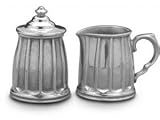 Wilton Armetale Tiburon Creamer & Sugar Bowl Set