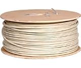Steren Series-6 - Antenna cable - 18 AWG - bare wire - bare wire - 1000 ft - coaxial - ( RG-6 ) - ivory