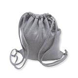 Gray fleece classic novelty print sling bag practice gear school bag