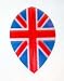 5 Sets - UNION JACK ENGLAND - Hard Poly flights