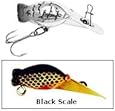 Luhr Jensen Hot Shot Hard Bait, Black Scale, 70